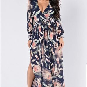 Navy Maxi dress